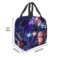 thumbnail image 5 of Jujutsu Anime Kaise Insulated Lunch Bag Adults Lunch Box Tote Bag Keeps Food Hot/Cold For Hours, 5 of 8