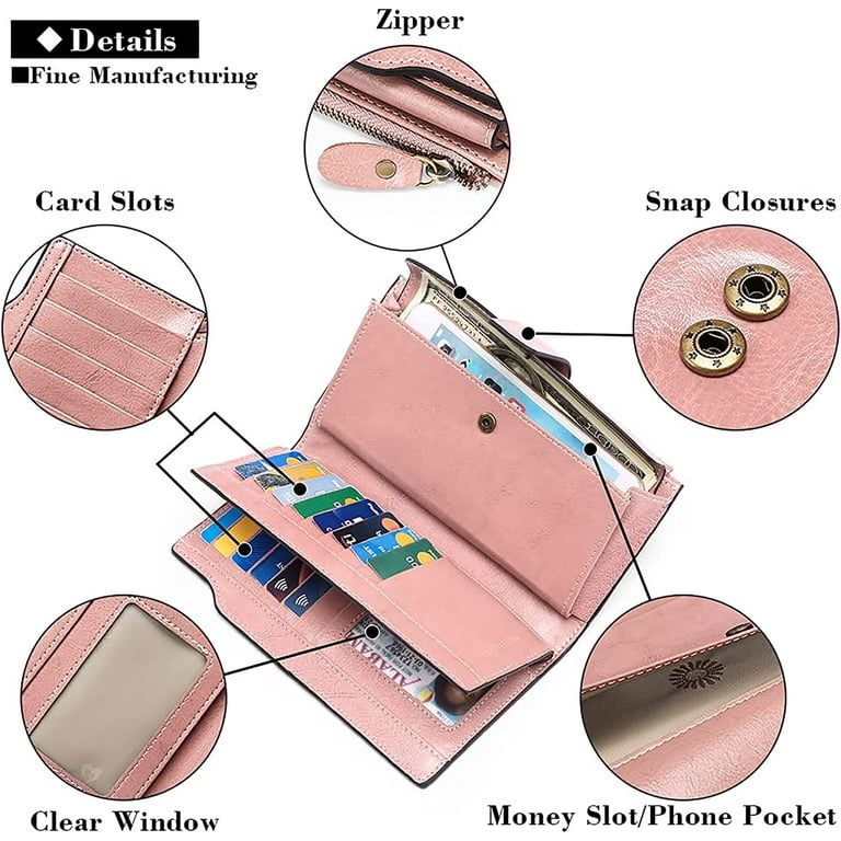 Womens purse with 20 card slots sale