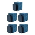 thumbnail image 3 of Dalazy Leather Deck Case 100+ Sleeved Cards Cards for Business blue 5Set, 3 of 6