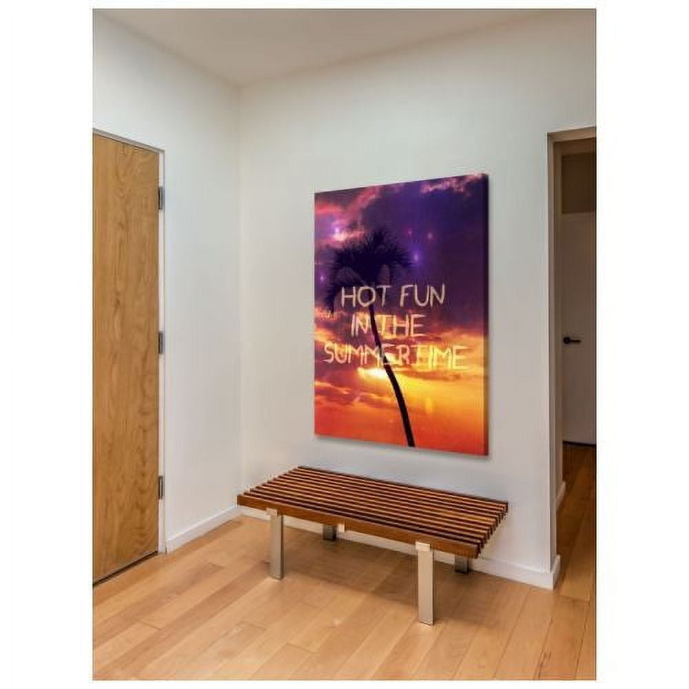 "Hot Fun in the Summertime" Painting Print on Wrapped Canvas