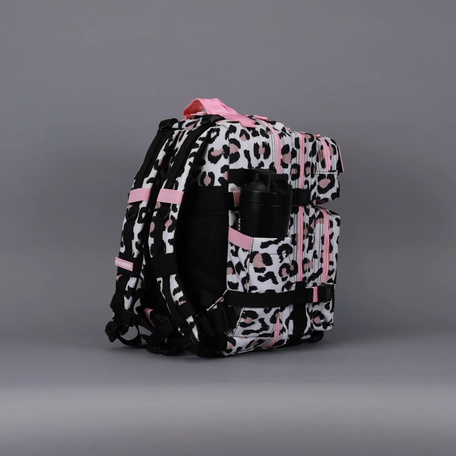 Wolfpak 35L Backpack Leopard Pink Zip - Walmart Business Supplies
