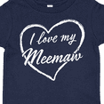 thumbnail image 4 of Inktastic I Love My Meemaw in White Chalk Heart Boys or Girls Toddler T-Shirt, 4 of 5