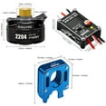 thumbnail image 2 of 2204 2400KV Brushless Outrunner Motor W/ Transmission & 30A Esc For Scx24 Toy Supplies (Blue), 2 of 10
