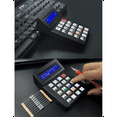 thumbnail image 3 of LCD1062 Display Screen Calculator DIY Electronic Kit 51 Microcontroller Training Experiment Production Kit Assembly,1 * Calculator Making Kit(Parts),Black, 3 of 8