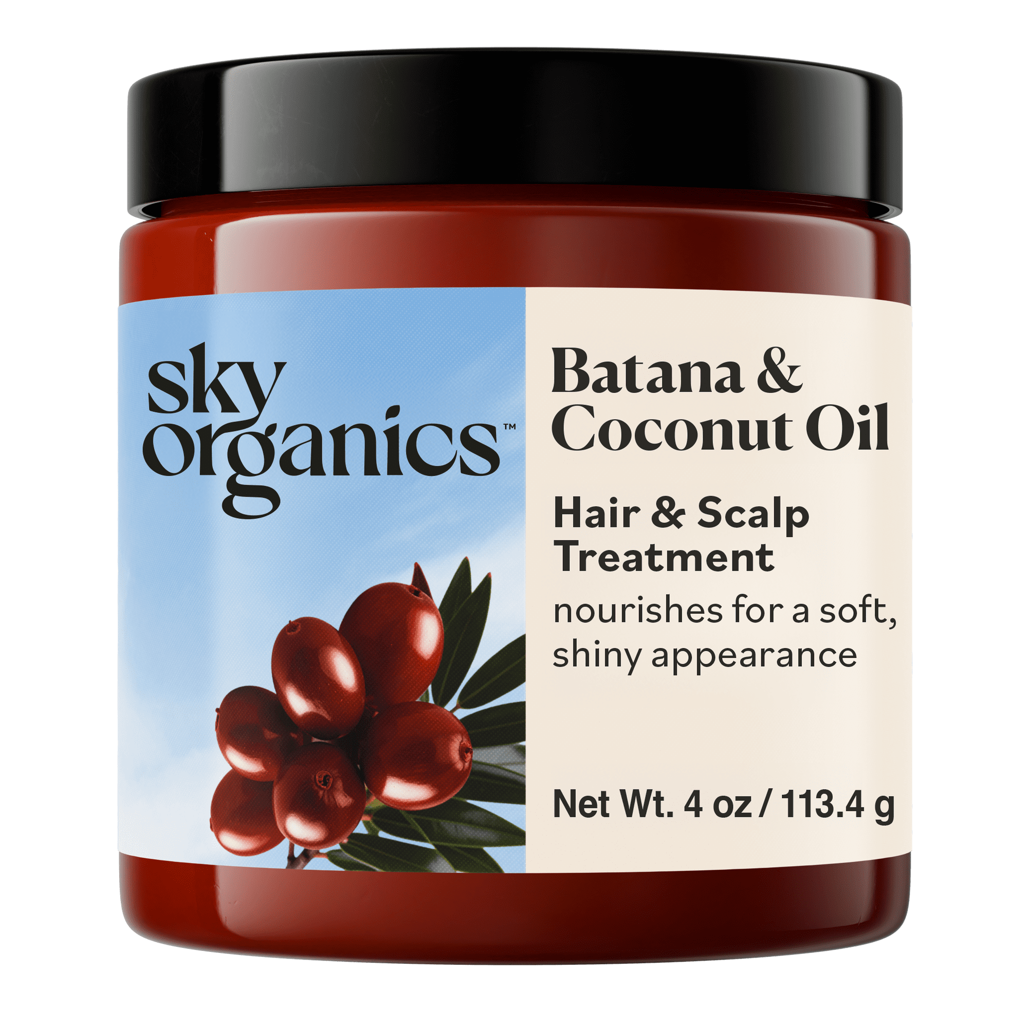 Sky Organics Batana and Coconut Oil Hair and Scalp Treatment, 4 oz