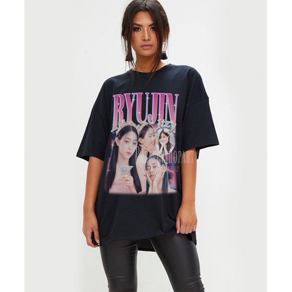 Ryujin Retro 90s Bootleg T-shirt, Itzy Ryujiz Shirt , Kpop T-shirt, Itzy Merch, Itzy Ryujin Gift For Her and Him, Retro kpop T Shirts