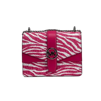 MICHAEL KORS Greenwich Small Color-Block Signature Logo Crossbody