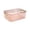 #2 Pink【1 Storage Box】, variant on Acrylic Storage Organizer Box, Semi-Transparent Clear Vanity Holder, Cosmetic Container for Bedroom Countertop, Home Kitchen Organizational, 3.3" x 6.3" x 9.2", KTFgvq