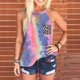 thumbnail image 2 of Gibobby Camisas para mujer Tie-Dye Tank Blusa Verano Bolsillo Casual Sin mangas Top Leopard Mujer Blusa(Azul,G), 2 of 5