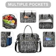 thumbnail image 2 of Halloween White Spider Web Pattern Womens Lunch Box for Work,Insulated Large Lunch Bag for Tween and Teen,Loncheras Para Mujer,Leakproof Adult Lunch Bag for Work,Beach,Travel,Picnic,Camping, 2 of 7