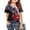 Black3, variant on Curuila Children Girls Boys T Shirt 250 Anniversary Usa Shirt V Neck Short Sleeved Print Breathable Tee Black1 Size 5-6 Years