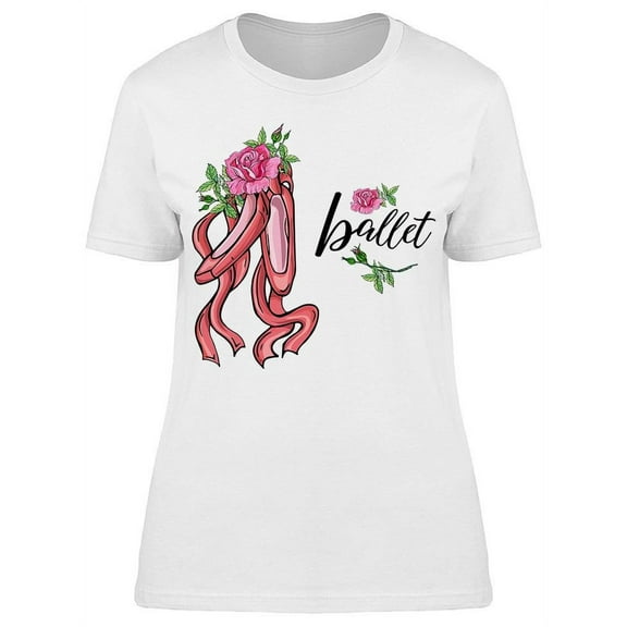 Flower Pointers Ballet T-Shirt Women -Image by Shutterstock, Female Small