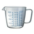 thumbnail image 1 of 1 taza medidora de vidrio resistente al calor de 500 ml, taza de leche para niños con escala, taza medidora para microondas, taza con escala transparente., 1 of 5