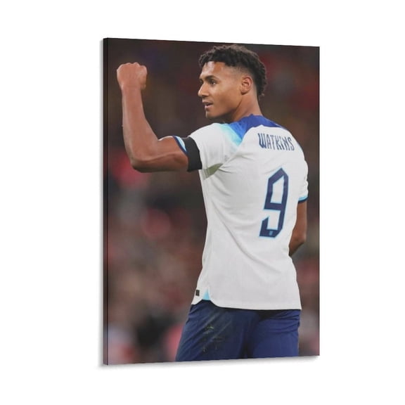 Ollie Watkins Canvas Poster Posters Art Print Wall Photo Paint Poster Hanging Picture Family Bedroom Decor Gift 12x18inch(30x45cm)