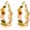 Style G, variant on 18K Gold Plated Chunky Leopard Print Hoop Earrings for Women Flower Hoop Earrings Large Acrylic Hoop Earrings Trendy Jewelry