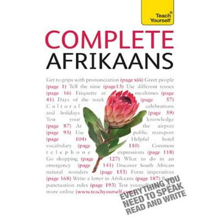 Complete Afrikaans Beginner to Intermediate Book and Audio Course -