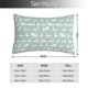 thumbnail image 2 of Fotbe White Swan Funda de Almohada Decorativa Estilo Occidental, Lujo en Algodón, Fundas para Almohadas King, Cojín Estampado para Decoración del Hogar-16"x24", 2 of 6