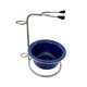 thumbnail image 2 of Soporte para brocha de afeitar con cuenco, juego de cuencos de afeitar, portátil, para el cuidado de la barba, limpieza masculina azul, 2 of 9