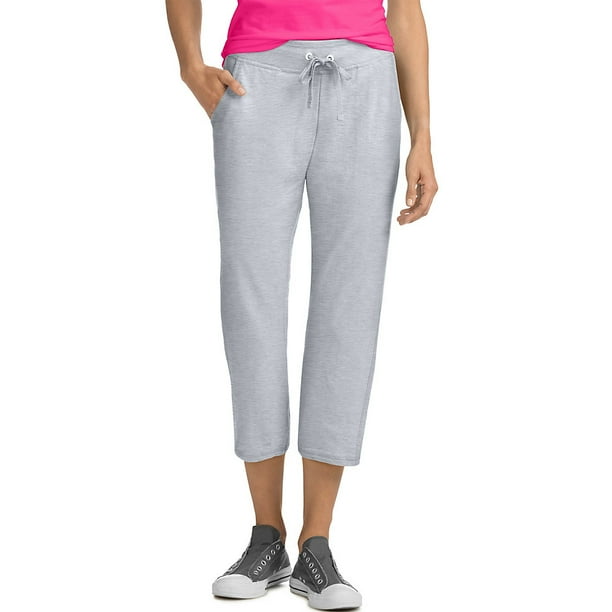 hanes women's french terry jogger with pockets