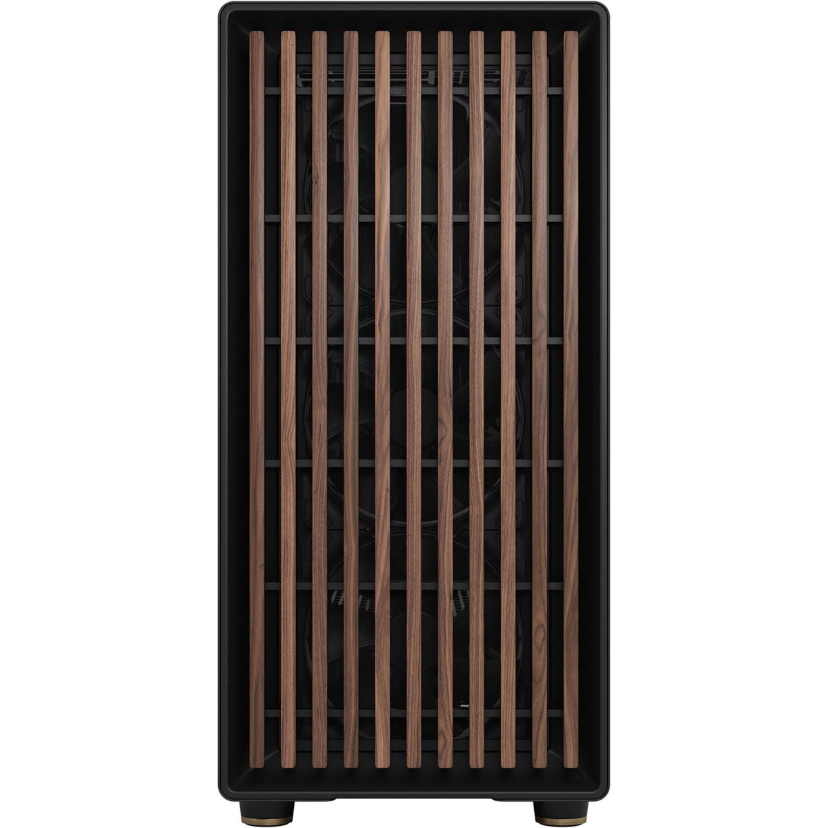 Fractal Design North XL Charcoal Black Chassis with Walnut Front and Dark Tempered Glass Side Panel EATX Full Tower Computer Case