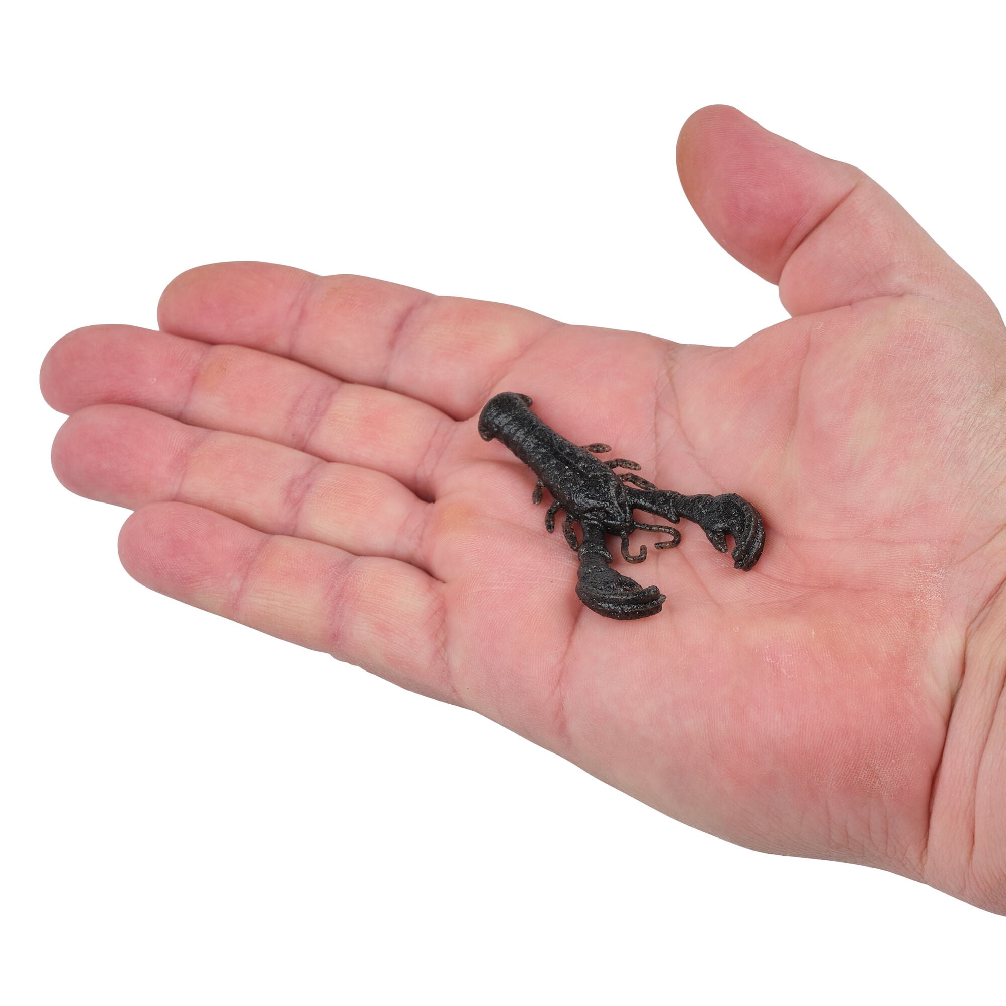 Berkley PowerBait® MaxScent Lil' Super Trooper, 2.5 in, Craws, Black Powder (8 Count)