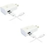 2 Pack UrbanX OEM Adaptive Fast Rapid Wall Charger and micro USB Cable for Samsung Galaxy Core Prime