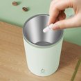 thumbnail image 5 of Automatic Magnetic Stirring Coffee Mug, Stainless Steel Self Mixing Cup, USB Charging, 350ml, Portable, for Home Office Travel, Green, 5 of 8