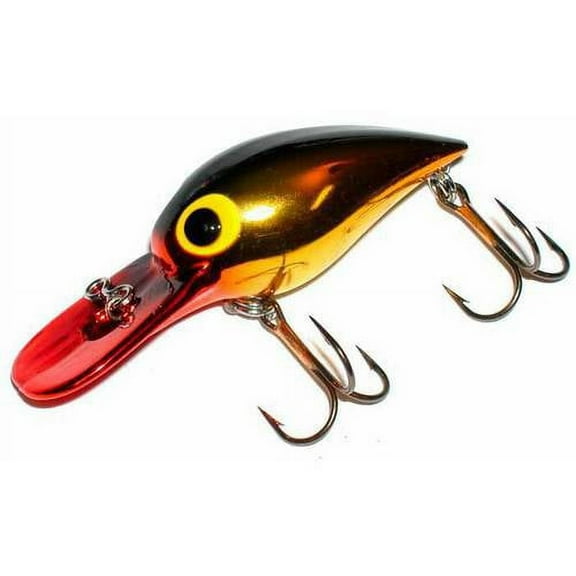 Brad's L'il Wigglers Crank Bait, Gold/Red Bill