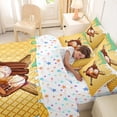 thumbnail image 5 of Erosebridal Ice Cream Drip 7 Pieces Bedding Comforter Set,Baseball Theme Full Bedding Set For Boys,Reversible, 5 of 7