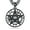 Black, variant on Sterling Silver Tetragrammaton Amuleto de Proteccion for Mens, Tetragrammaton Pendant Necklace Pentagram Pentacle Amulate Talisman Wiccan Jewelry Witchy Gifts for Women Pagan，24" Cord