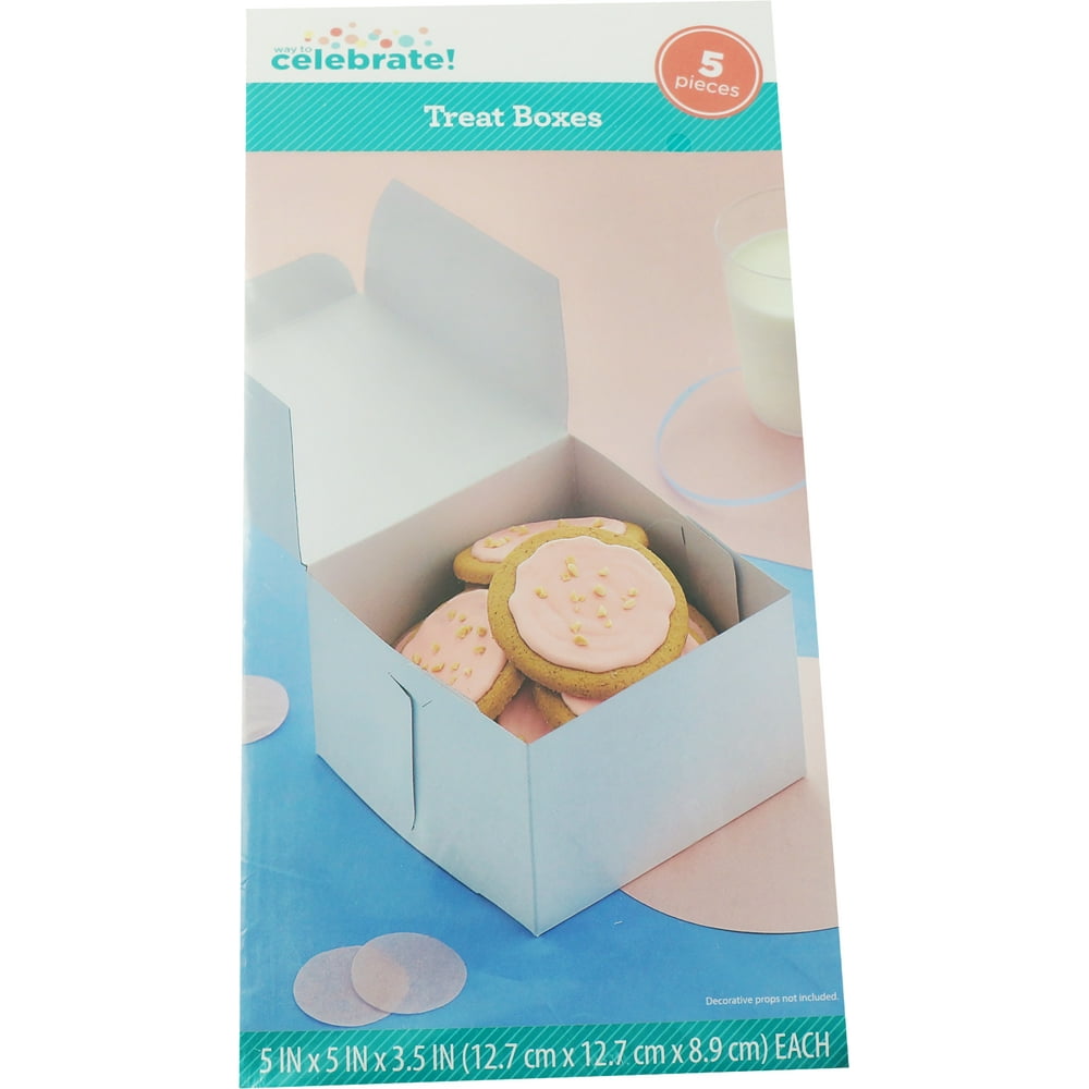 Way to Celebrate 5 Count Petite Cake Boxes