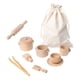 thumbnail image 5 of Herramientas para contenedores sensoriales con bolsa para el desarrollo de habilidades motoras finas, juguetes Montessori, cucharas y pinzas de madera, 5 of 9