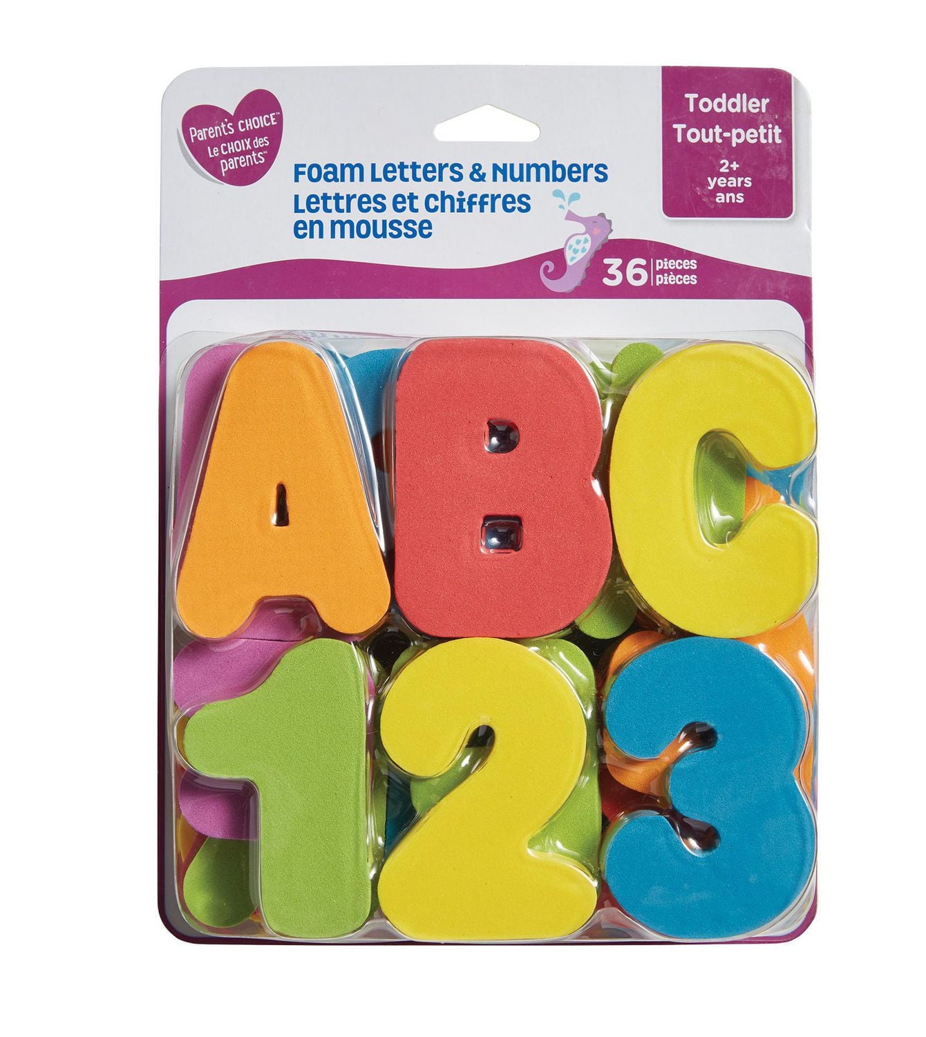 Parent's Choice Toddler's Foam Letters & Numbers