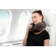 thumbnail image 4 of Almohada de Viaje Brookstone para Cuello con Espuma de Memoria Contorneada Marrón, 4 of 5