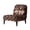 Coffee Bean Pattern, variant on HELLHERO Colorful Butterfly Armless Accent Chair Washable Cover, Stretch Elastic Bottom Anti Scratch Armless Accent Chair Cover for Living Room Dining Room