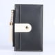 thumbnail image 3 of Tarjetero Femenino Cartera sólida de PU, tarjetero, minimonedero con múltiples ranuras y borlas para mujer (negro) Tmvgtek Para Estrenar, 3 of 8
