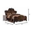 thumbnail image 3 of HomeRoots 348180 86 x 97 x 75 in. Cherry Oak Wood Poly Resin California King Bed, 3 of 3