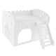 thumbnail image 5 of Castillo para animales pequeños Ideal para hámster Conejillo de indias Escondite para hámster mascota pequeña Blanco, 5 of 9