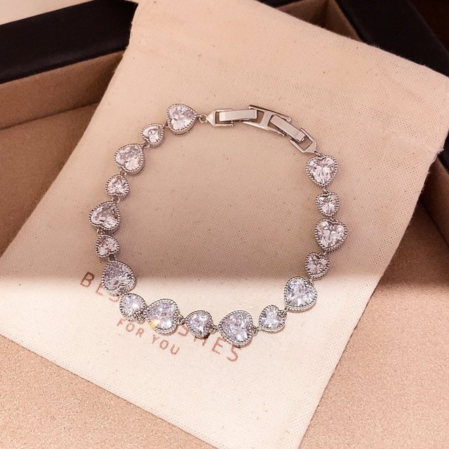 Pulsera de joyería con logo PAN S925 for mujer, pulseras con dijes, brazaletes de cuentas DIY, circonita cúbica 5A, regalos en capas de plata for ella