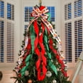 thumbnail image 4 of Adornos grandes para de Navidad, decoración para de Navidad, corona de Navidad rústica hecha a mano, lazo para granja de Acción de Gracias, 4 of 8