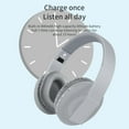 thumbnail image 4 of LACKUST 5.3 Wireless Bluetooth Headset,Clearance Noise Cancelling Bluetooth Headphones for Kids,Full-Ear,Heavy Bass,Foldable Telescopic Cable for Communication,Gray, 4 of 8