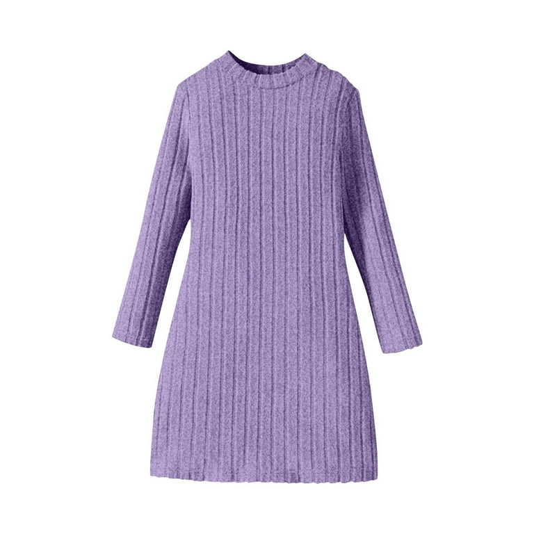 open lace back dress It's In The Air Lavender Purple 3/4 Sleeve Midi Dress – Shop the Mint main image 1