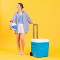 thumbnail image 5 of Igloo 60 QT Laguna Ice Chest Cooler with Wheels, Cyan Blue, 5 of 14