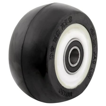 Nylon Replacement Wheels - Factory Nylon Shopping Cart Hand Trolley Replacement Casters Wheel 4 Inch Dia