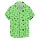thumbnail image 1 of Camisas de Manga Larga para Hombres Día de San Patricio Impreso Manga Corta Solapa, Poliéster Ligero para Vacaciones Informales, 1 of 9