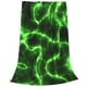 thumbnail image 2 of Balery Green Lightning Manta de Felpa Suave y Acogedora – Cobija de Franela Aterciopelada para Cama, Lavable y Cálida para Sofá, Mascotas, Transpirable-60"x50", 2 of 7