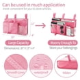 thumbnail image 7 of Bedside Storage Caddy, Bed Organizer Bed Storage Pocket Bedside Organizer Hanging Bed Storage Caddy for College Dorm Room, Hospital Bed Rails, Baby Bed, Camp, 7 of 7