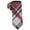 Red - charcoalred, variant on Alfani Mens Park Plaid Self-tied Necktie, Blue, One Size