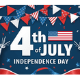 thumbnail image 4 of Red White Blue Banner Fourth of July Decoration Patriotic Theme Independence Day Banner for Party Celebration Outdoor Indoor Event, 4 of 7