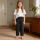 thumbnail image 2 of Pantalones de Pierna Ancha Niños Pantalones Cómodos Sueltos de Cuerda de Pierna Recta con Bolsillos Casual, Pantalones de Pierna Recta, 2 of 9